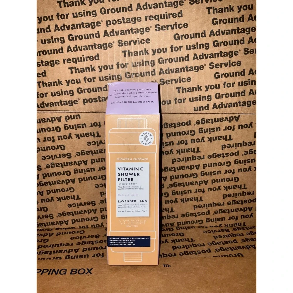 VOESH Vitamin C Shower Filter Lavender Vegan Clean Aromatherapy